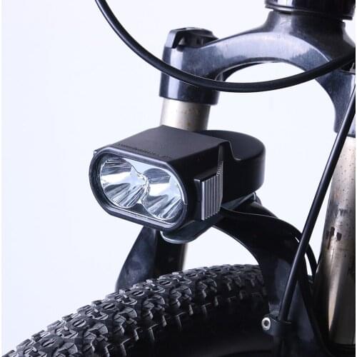 LED Front Lamp 36V 48V 60V E-Bike Bicycle Flashlight Headlight Horn Accessories for Outdoor Cycle Biking Entertainment