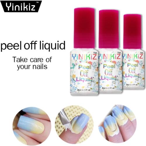 Yinikiz 1pcs White Finger Skin Protect Peel Off Tape for Nail Art Design Latex Skin Care Gel Nail Polish