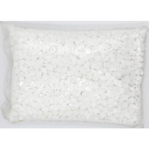 Jelly White Color 1.5~7mm Flat Back Round Acrylic Rhinestons,3D Acrylic Resin Nail Art / Garment Decoration