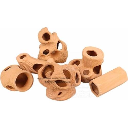 1 piece ceramics shrimp house small fish shelter fish tank shrimp nest crystal shrimp house aquarium supplies spawning hole