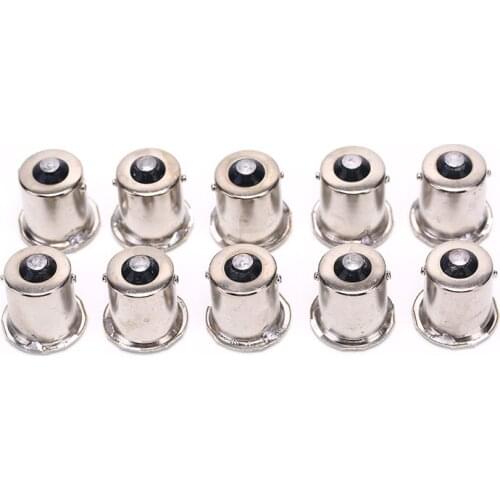 10pcs 1156 BA15S P21W LED Bulb 12 COB Chips For Auto Car Motorcycle Light Backup Tail Turn Signal Lamp 12V White 6000k