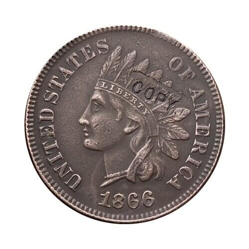 1866 Indian head cents coin copy