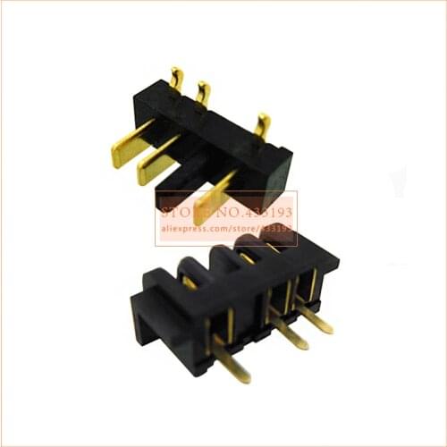 5pair 2+1 4PIN Laptop notebook battery connector Holder clip charging contact pitch 2.5MM male+female plug