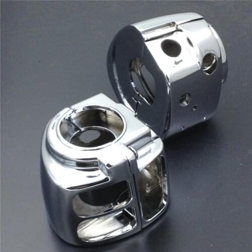 Aftermarket Free Shipping Motor Part For Motorcycle 2009 Later Harley Dyna Sportsters Softail V-Rod CHROME Switch Housings Cover