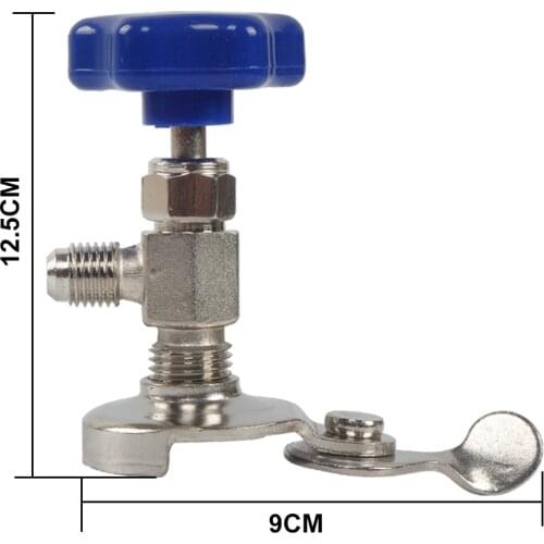 Car R134a Dispenser Valve Air Conditioning Refrigerant Bottle Opener AC Can Tap Dispensing Valve Tool Conditioning Equipment