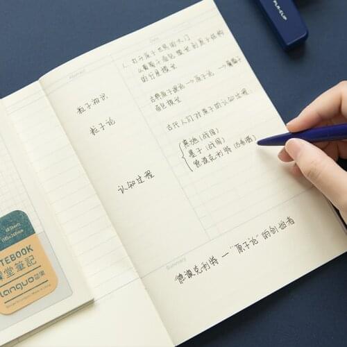 Notebook A5 Journal Soft PP Cover Grid Dot Cornell Note Book Daily Weekly Planner Notpad Student School Supplies Travelers Gift