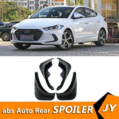 For Hyun dai Elantra 2016-2018 Mudflaps Splash Guards Front With the color and rear Mud Flap Mudguards Fen der Modified special