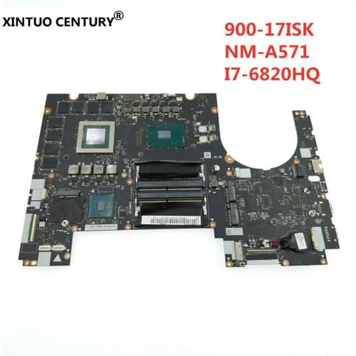 For Lenovo Y900 Y900-17ISK notebook motherboard BY711 NM-A571 is suitable CPU i7 6820 GPU GTX980M 8GB DDR4 100% test work