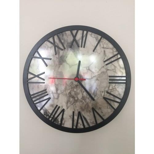 Goodtime Roman Numeral Decorative Wall Clock 30 cm MDF Wooden Home Needles Design Free Shipping