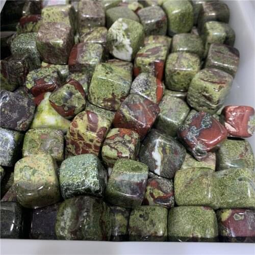 Hot sale 1000g natural dragon blood polished gemstone cube reiki healing crystals tumbled stone for meditation