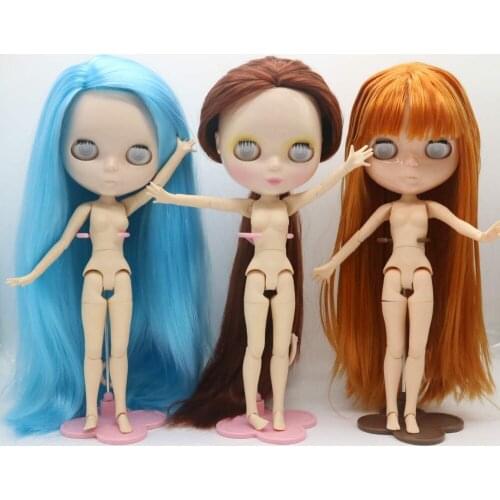 Without eyes chips joint body Nude blyth doll for DIY 2018