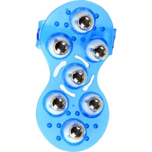 Roller Ball Body Massage Glove Anti-Cellulite Muscle Pain Relief Relax Massager For Neck Back Shoulder Buttocks Face Lift Tools