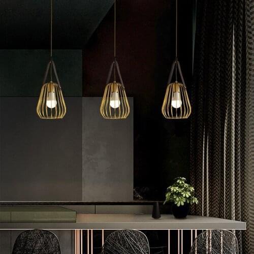 Nordic led iron light fixtures luminaire suspendu luminaire pendant lamp kitchen fixtures bedroom living room