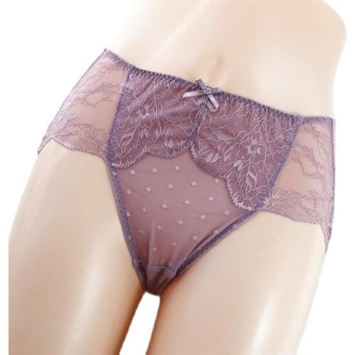 New Spring Summer Womens Underwear Sexy Lace breifs Seamless Underpants Mid Waist Panties Female Underwear Ladies Large Size