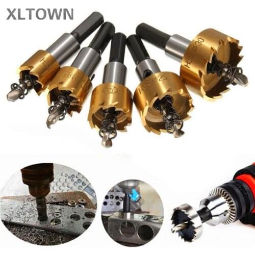 Xltown the new High - quality HSS high - speed steel titanium - plated drill bit metal sheet metal plate reamer free shipping