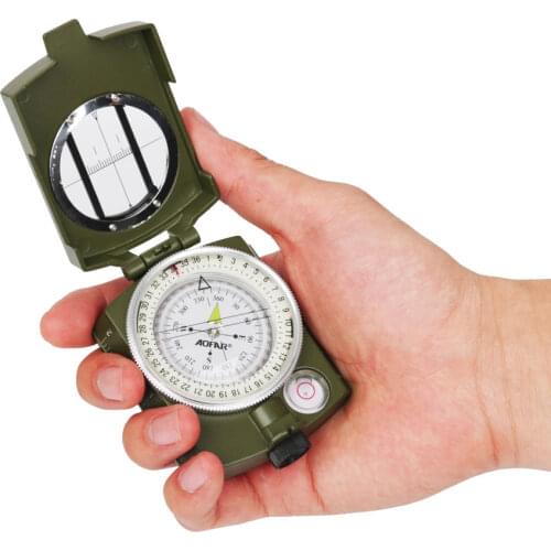 Zinc Alloy Outdoor Compass Camouflage Metal Compass K4580 Outdoor Multi Tool with Bag