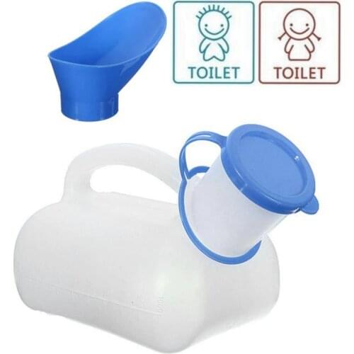 Outdoor Portable Urine Bottle Bag Women Men Children 1000ml Mini Toilet For Travel Camp Hiking Potty Children Training Urinals