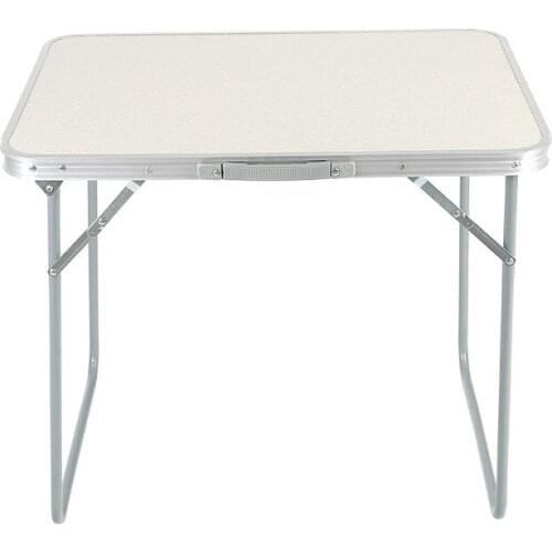 Simple Aluminum Rectangle Portable Folding Picnic Table For Outdoors And Camping