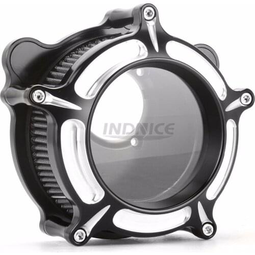 Contrast Cut see through Air intake For harley Fatboy FLSTF air filter FLHR air intakes For harley touring 00-07