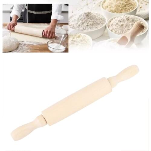 Solid Wood Solid Wood Rolling Pin Pastry Rolling Pin Cake Dough Rolling Pin Kitchen Baking Accessories Rolling Pin Portable