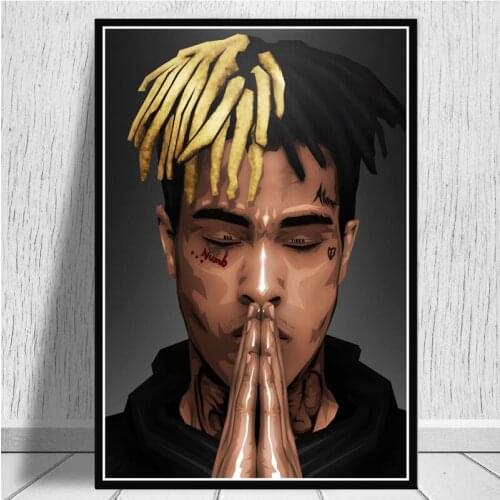 Xxxtentacion Music Rapper Singer Star Posters And Prints Canvas Painting Wall Pictures For Living Room Decoration Home Decor