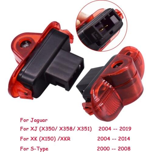 2pcs LED Emblem Lamps For Jaguar XJ 2004-2019 XK (X150) /XKR S-Type Car Door Welcome Lights Shadow Laser Projector Accessories