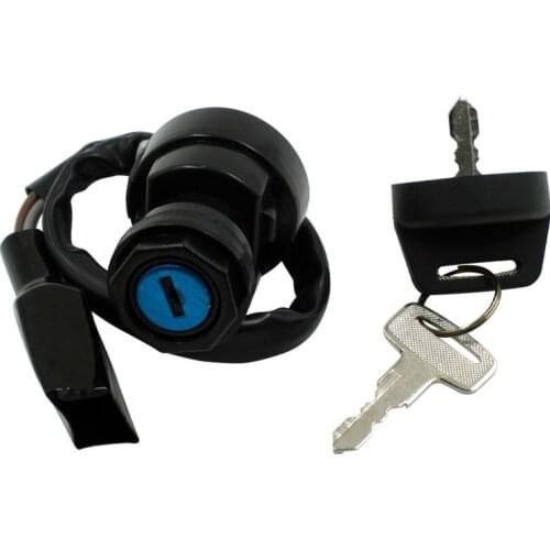 Three lines Motorcycle modification accessories Electric door lock ignition start lock For Kawasaki KFX700 KSV700 04-09