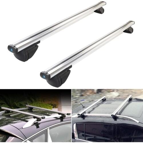 NEW 2PCS 120/130Cm Universal Car Roof Rack Waterproof Top Bag Storage Luggage Support For SUV Roof Rack Auto Kayak Cargoline