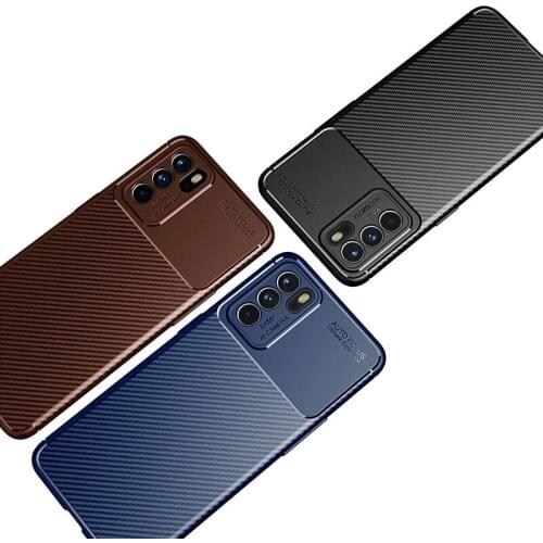 Case for oppo reno 6 pro plus 5g bumper cover on reno6 6pro + 6proplus protective phone coque back bag silicone matte soft tpu