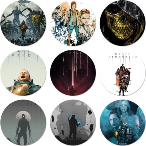 Death Stranding Badge Brooch Pin Accessories For Clothes Backpack Decoration gift 58mm