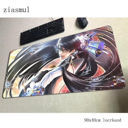 Bayonetta padmouse 900x400x3mm gaming mousepad game home large mouse pad gamer computer desk Popular mat notbook mousemat pc