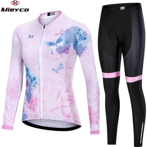 Cycling Sets Mtb Mountain Road Uniforms Roupa Ciclismo Feminina Breathable Comfortable Polyester Wear Resistant 5D Gel Fashion