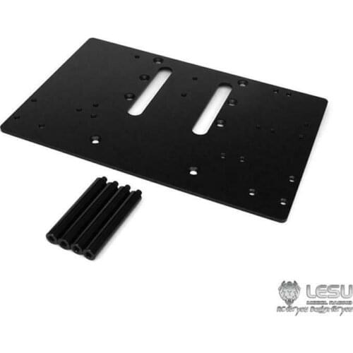 Metal Battery Compartment for 1/14 LESU L-107 RC Scania Benz Tractor Truck Model Dumper DIY Car