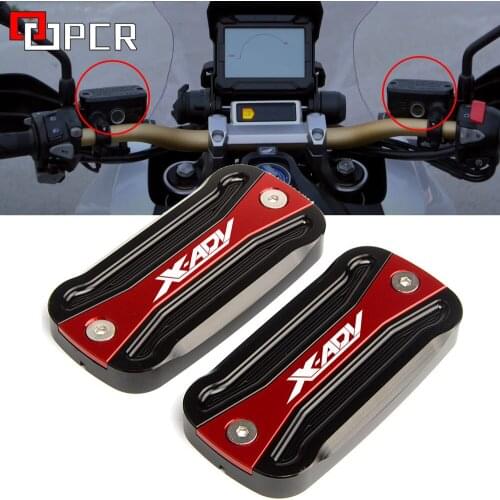 One Pair Front Brake Clutch Rear Brakes Fluid Reservoir Cover Cap For HONDA XADV X-ADV 750 2017 2018 2019 2020 X ADV