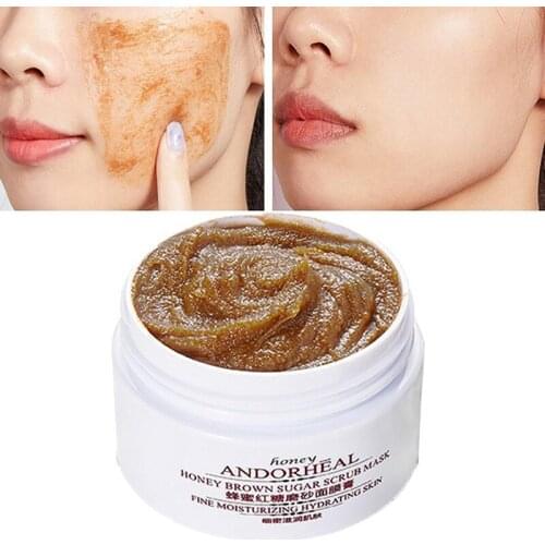 Exfoliating Face Mask Body Hands Scrub Honey Gentle Cleansing Dead Skin Cream Mask Moisturizing Whitening Masks