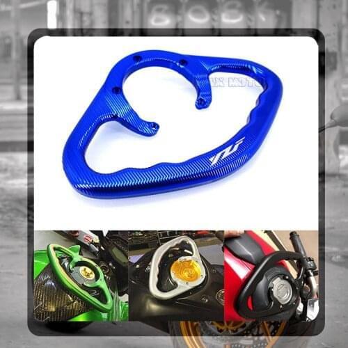 For YAMAHA YZF R6 R1 R3 R25 YZFR6 YZFR1 YZFR3 YZFR25 Motorcycle CNC Passenger Hand Grip Tank Grab Bar Handles Armrest