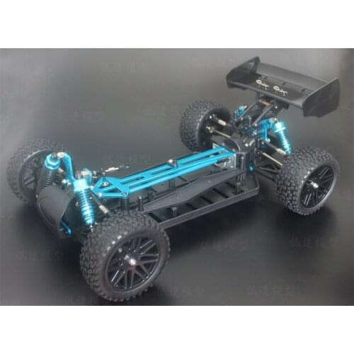 Cheapest 4WD HSP RC Car 1/10 Scale Model Electric Car Off Road Buggy 94107 PRO Metal Frame Toys
