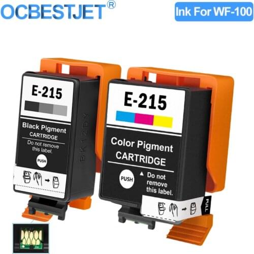 Compatible For Epson 215 E-215 T215 Ink Cartridge For Workforce WF-100 WF100 Inkjet Printer