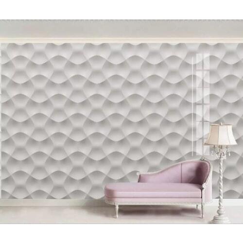 Modern minimalist 3D reliefs texture white plaster living room bedroom background wall decorative wallpaper murals