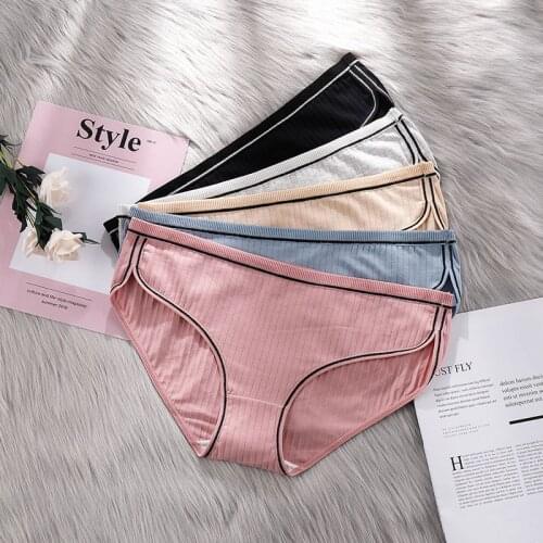 2XL-4XL Plus size panties for women cotton seam less underwear girl briefs ladies sexy lingerie female underpants wholesale 2019