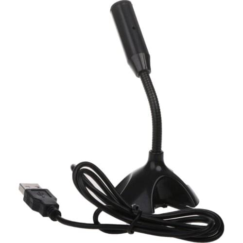 USB Microphone Studio Speech Chatting Singing KTV Mic With Holder For PC Laptop Microphone