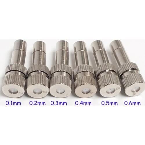 HEMAN 1pc Low Pressure High Quality Atomizing Misitng Nozzle 6mm 8mm Spray Injector Atomization Head Mister Mist Spray System