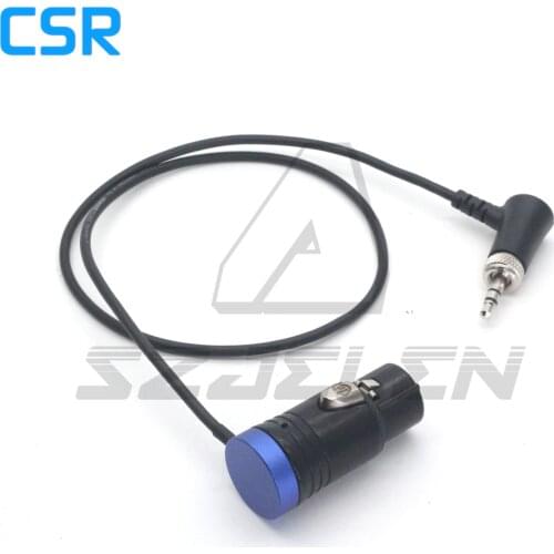 XLR-codo de Audio XLR NEUTRIK de perfil bajo, 3 pines XLR hembra a 3,5, con bloqueo para Sennheiser ,Sony D11, cable de audio de