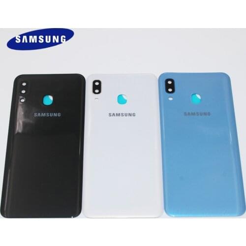 Samsung A30 Battery Back Cover Original Glass Moblie Phone Replacement Door Housing Case For Galaxy A30 With Camera Lens&Sticker