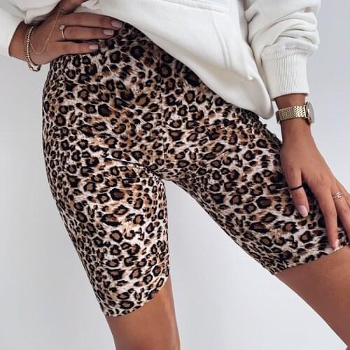 Women Leopard sports Leggings Casual High Waist Biker Workout Slim Seamless Mujer Breathable Workout Push Up Put Hips Fitness