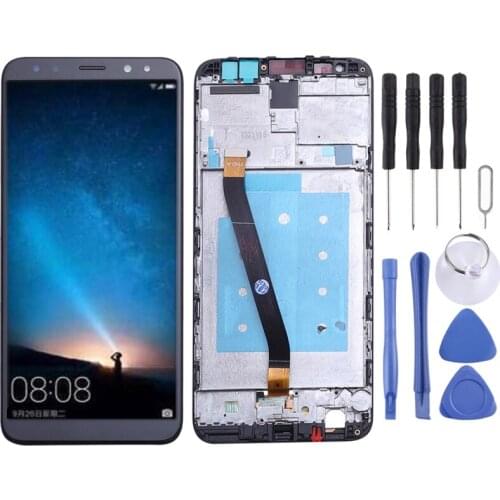 LCD Screen and Digitizer Full Assembly with Frame for Huawei Mate 10 Lite / Nova2i / Maimang 6/ Honor 9i/G10 (White)