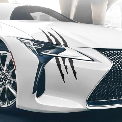 1 Piece Stripe Decal 3D Car Sticker 40 cm Claw Stripe for Peugeot 206 207 208 301 307 308 407 2008 3008 4008