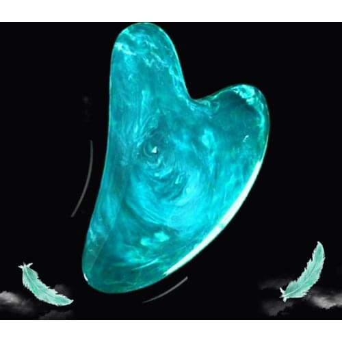 1Pcs Beeswax Guasha Scraping Massage Scraper Face Massager Acupuncture Gua Sha Board Acupoint Face Eye Care SPA Massage Tool