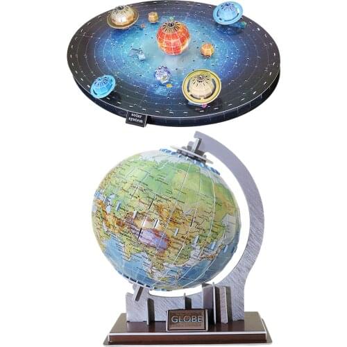 3d Puzzle Globe Model World Map Jigsaw Puzzles For Adults Educational Games Children Toys Globes And Planet Kids Birthday Gift