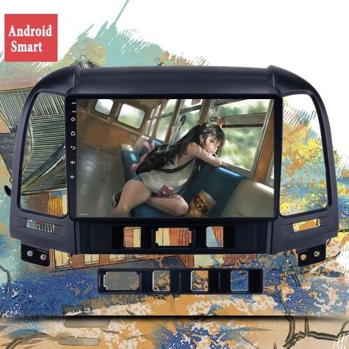 4G LTE Android 10.1 For HYUNDAI SANTA FE 2005 - 2008 2009 2010-2011 2012 Multimedia Stereo Car DVD Player Navigation GPS Radio